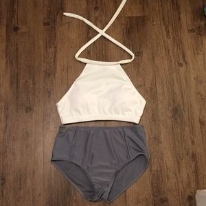 High waisted swimsuit
